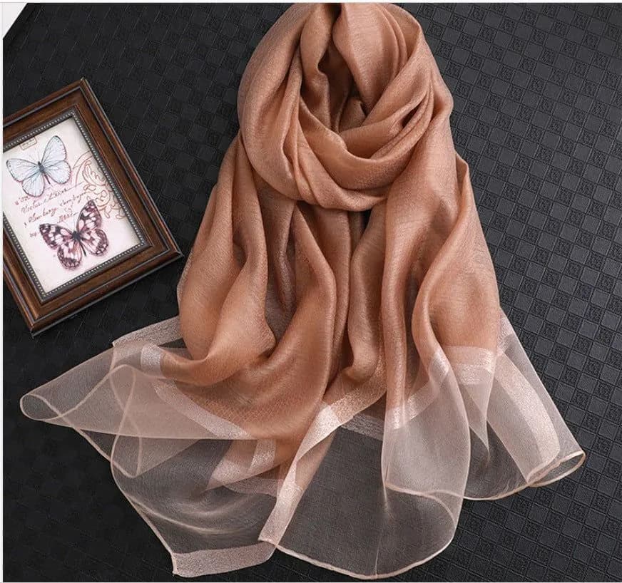 image-Polyester Long Scarf - Light Grey 90x200cm