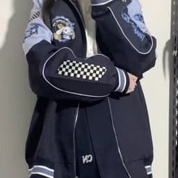 image-Embroidered baseball uniform men's and women's casual jacket autumn 2023 new loose trendy brand American jacket