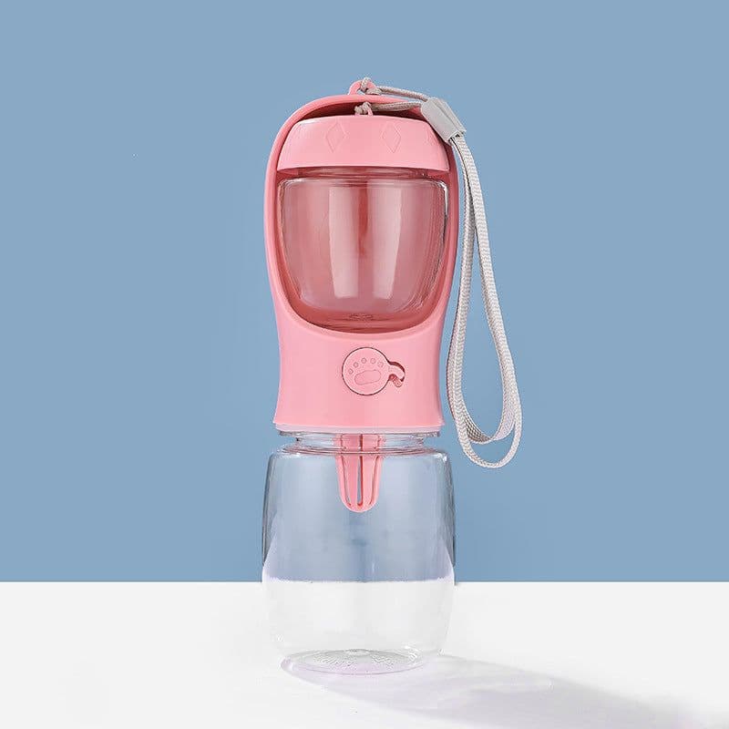 image-Portable Dog Water Cup - Plastic Pet Drinking Cup for Outdoor Use