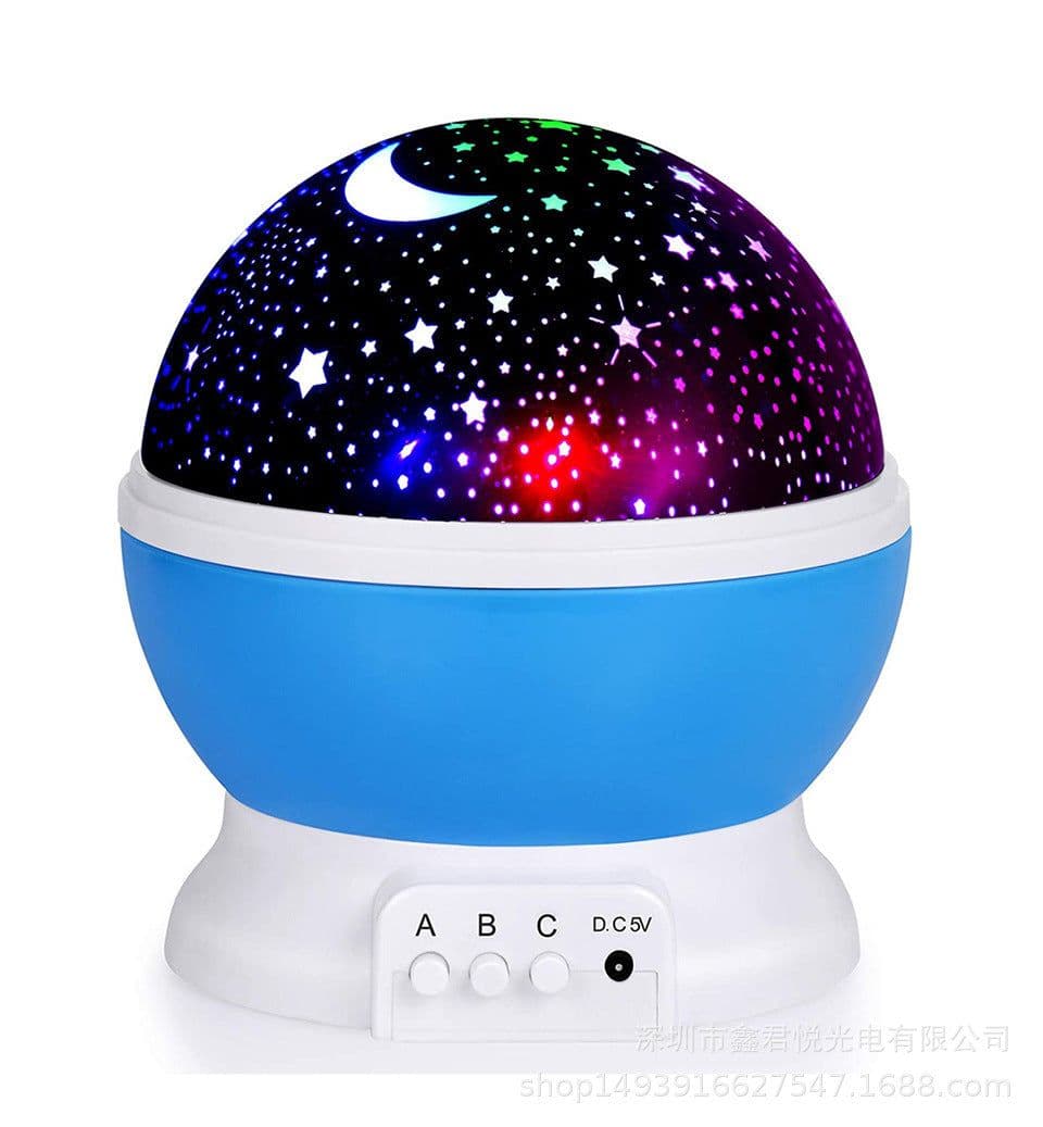 image-LED Starry Sky Projector Night Light - USB Rotating