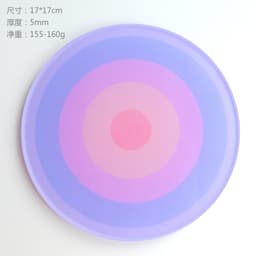 image-Simple Acrylic Coaster - Heat Insulation