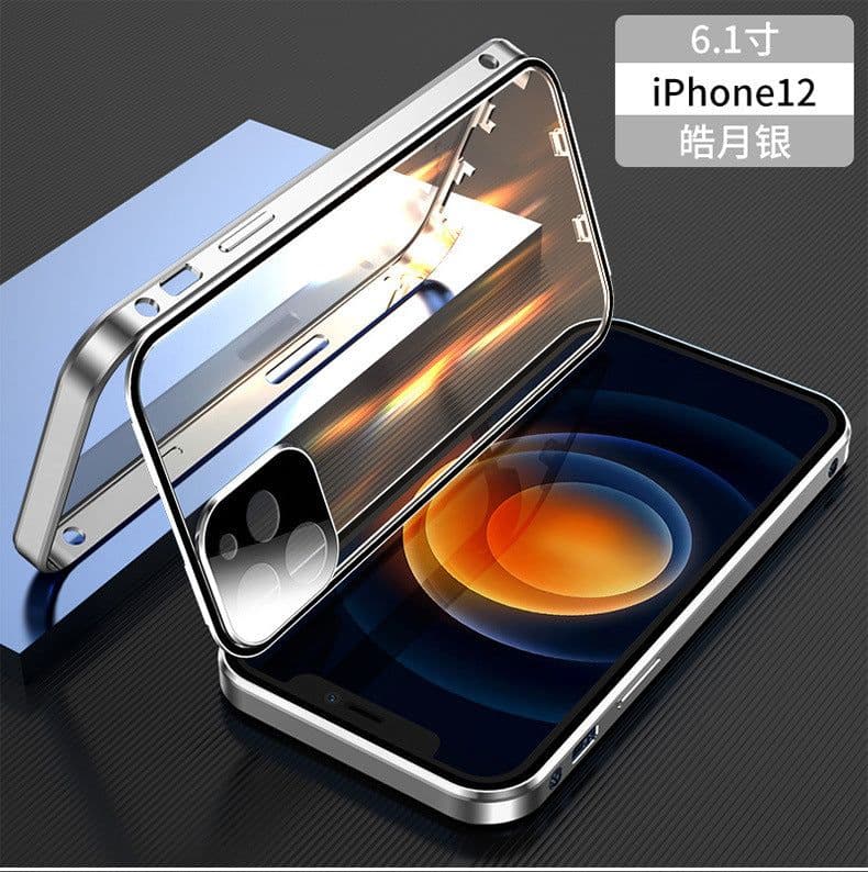 image-iPhone 14 Pro Max Case Glass Magnetic - Red