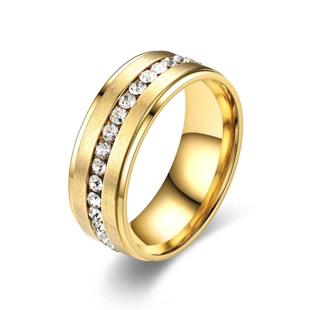 image-Teng Sui Ring - Stainless Steel 8MM Gold Size 13
