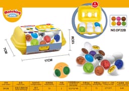 image-Cross-border special for smart egg pairing twisted egg recognition color children's educational early education assembled toy simulation egg box
