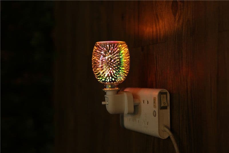 image-Manufacturers supply 3D aromatherapy wax melting lamp, fresh air, household aromatherapy stove, creative flameless electric wax melting device