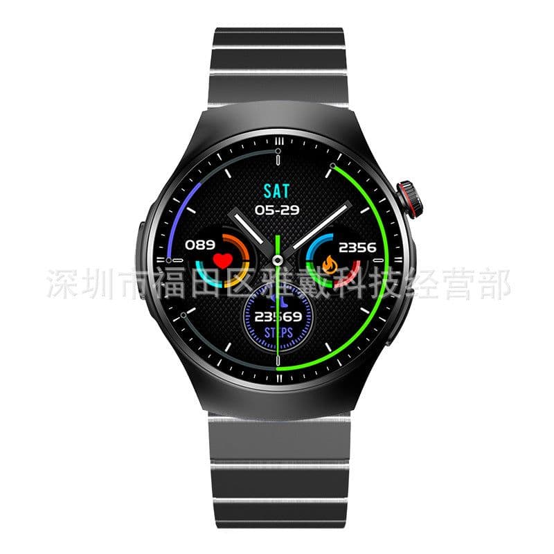 image-Smart TK25 Watch - Blood Oxygen, Heart Rate, Pedometer, Bluetooth Call - Black