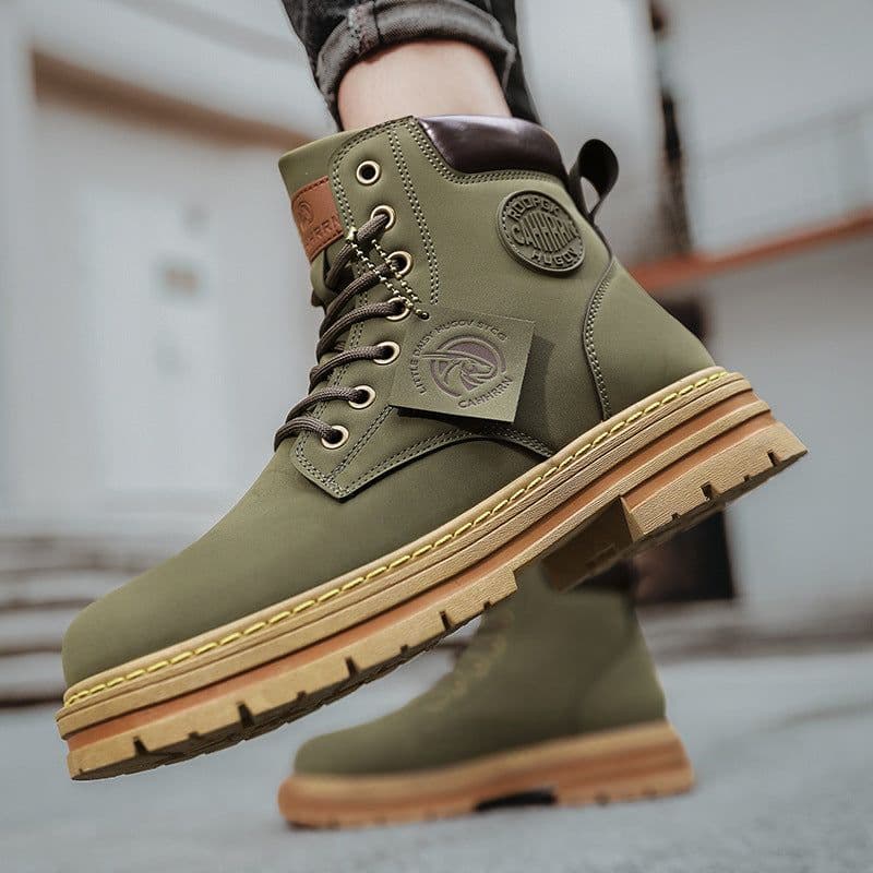 image-Rhubarb Boots - Yellow Men's Martin Boots