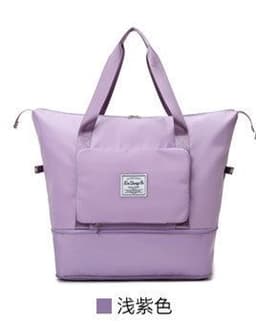 image-Yoga Gym Bag - Purple Oxford Cloth 36-55L Wet/Dry