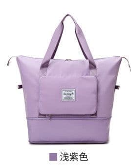 image-Yoga Gym Bag - Purple Oxford Cloth 36-55L Wet/Dry