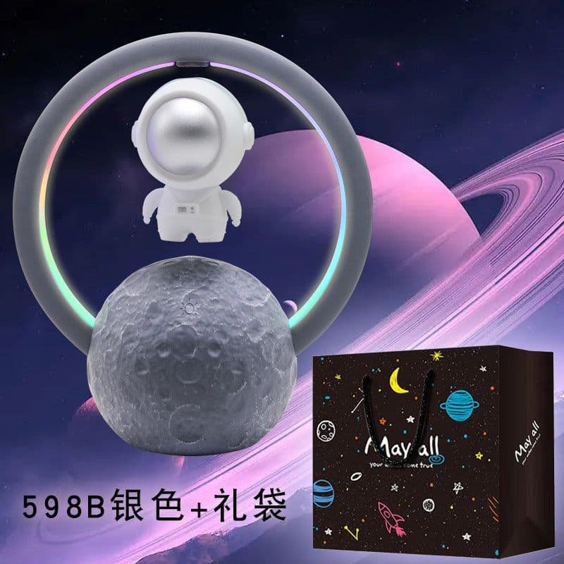 image-Suspended Astronaut Bluetooth Speaker RGB Night Light