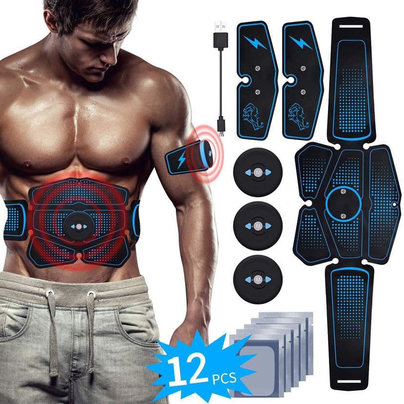 image-Smart Abdominal Muscle Sticker Abdominal Muscle Fitness Equipment Household Abdominal Sticker Muscle Training Instrument Lazy Abdominal Fitness Device