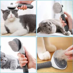 image-Pet Comb - Cat Dog Hair Brush Pink 100pc