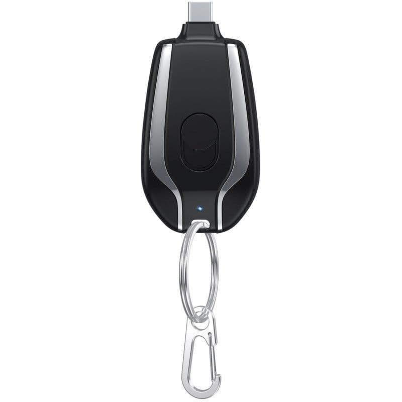 image-Portable Pink Mini Emergency Charger with 80% Efficiency, Ultra-Thin Mobile Power