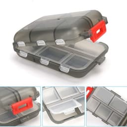 image-Peng Qiao Pill Box 10 Compartments - Pink