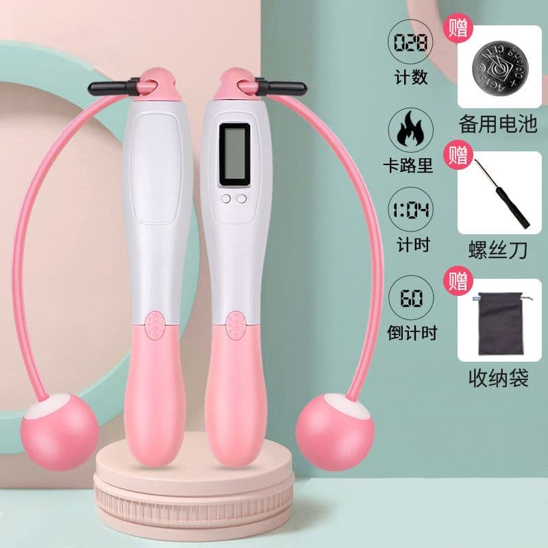 image-Powder Smart Skipping Rope Ball - Dual-Use Electronic Counting