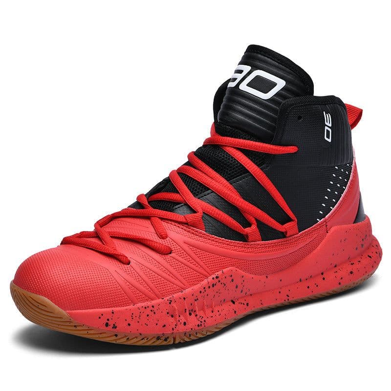 image-Youth Basketball Shoes - Gray Leather Unisex Size 36