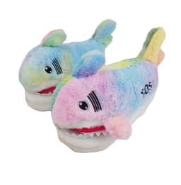 image-Factory direct batch of shark head plush home cotton slippers thick-soled three-dimensional indoor cute warm home cartoon cotton shoes