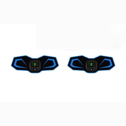 image-Anmer EMS Abdominal Muscle Trainer Belt - Blue, Foldable