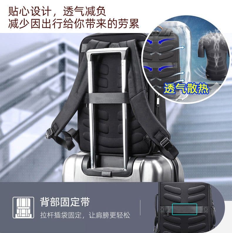 image-chaoqianke Business Backpack 16" Expandable Black
