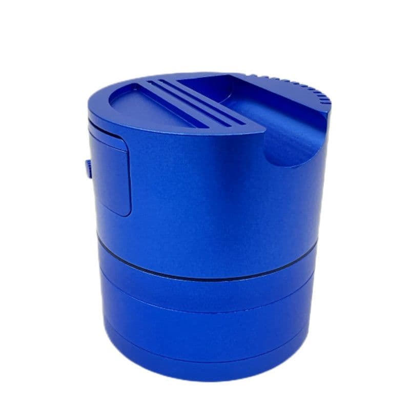 image-75mm Aluminum Tobacco Grinder 3-in-1