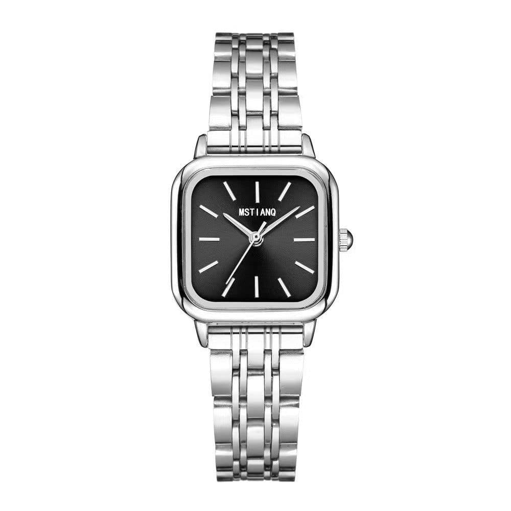 image-Women's Fashion Watch - Versatile Steel Belt Quartz Simple Design