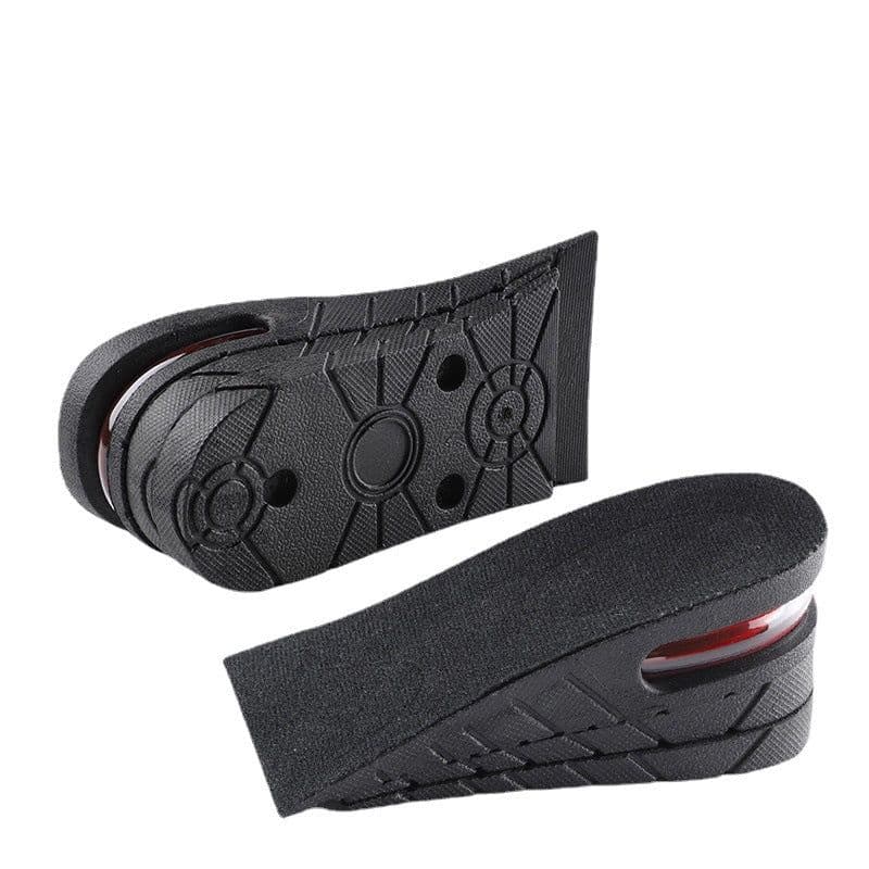 image-PU Heightening Insole - Shock Absorbing 3-Layer 6CM Black for Men and Women