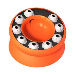image-FIGHTINGDOG Puzzle Dog Toy Slow Feeder Blue