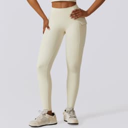 image-Zechuang Yoga Pants High-Waist Nude XL