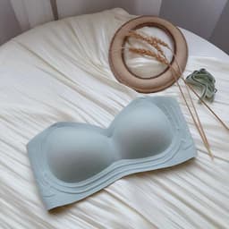 image-Off-the-Shoulder Push-Up Bra - White, Breathable, Two-Wear