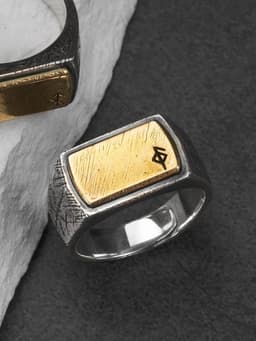 image-GothicLolita Thor's Hammer Ring - Silver Copper