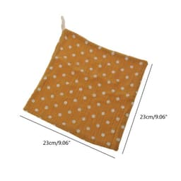 image-Baby Muslin Cotton Handkerchiefs 5pcs - Face Wipes Bibs