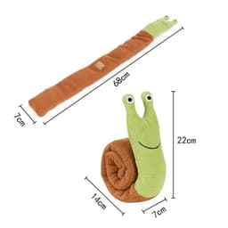 image-Pet Sniffing Mat Dog Cat Plush - Green Gray