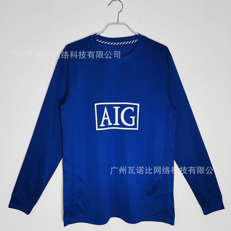 image-Football Jersey - Retro Home Away Long Sleeve Polyester
