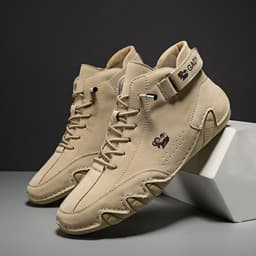 image-Explosive Didi Ram men's shoes high-top cotton shoes men's casual shoes winter plus velvet thickened shoes Martin boots men's models