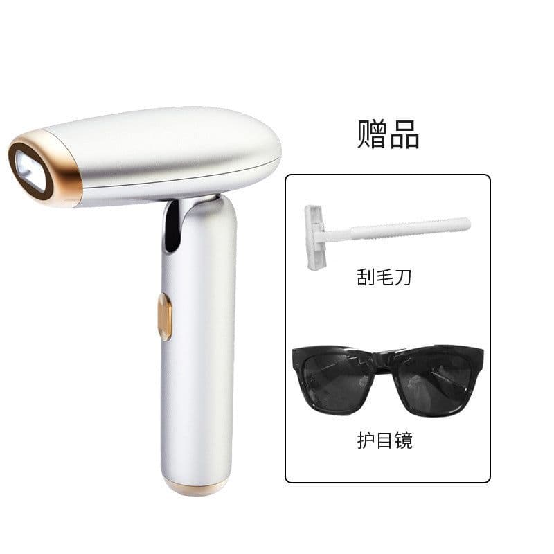image-Folding hair removal instrument household IPL laser hair removal instrument beauty salon skin rejuvenation instrument photon pulse freezing point hair removal instrument