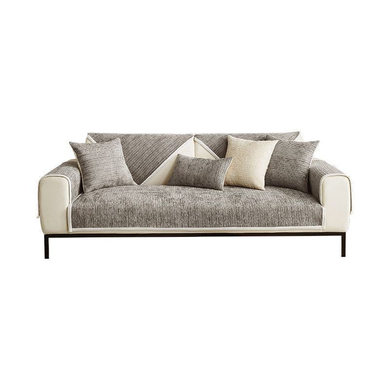 image-Hongyuan Fashion Chenille Sofa Cushion, Green, Universal Cover
