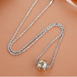 image-Huayoule 9-Char DIY Copper Pendant Necklace, Retro Vintage Style, Leather Strap