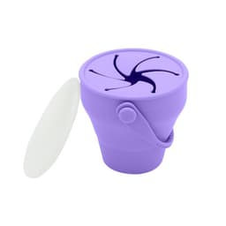 image-Children's Folding Silicone Snack Bowl - 2023 New Portable Design