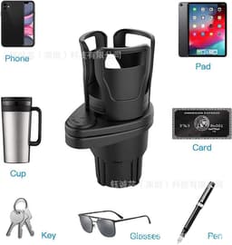 image-All Purpose Car Cup Holder and Organizer ashtray car beverage cup holder