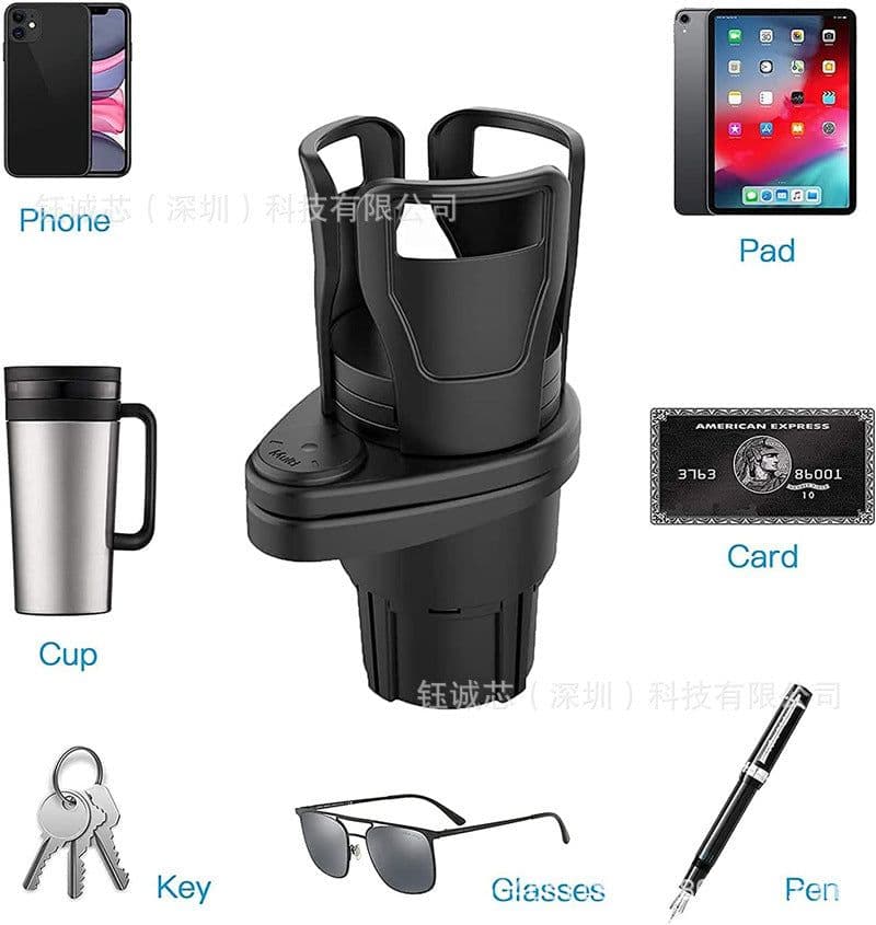 image-All Purpose Car Cup Holder and Organizer ashtray car beverage cup holder