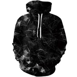 image-2022 Cross-border 3D Fashion Printing Hooded Casual Loose Round Neck Sweater 3D Trendy Casual Sweater