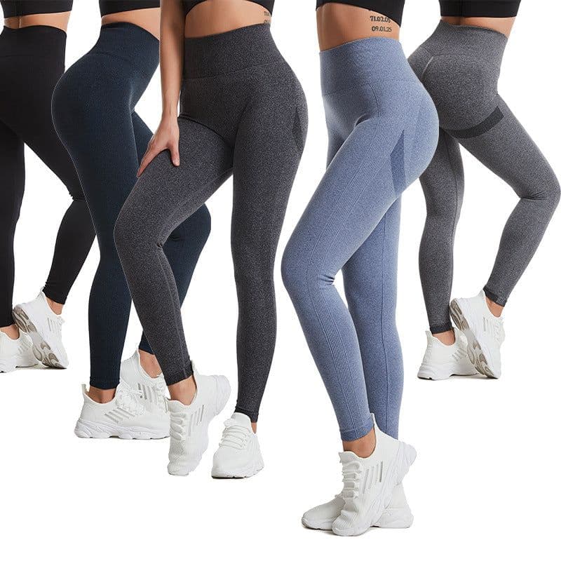 image-Jieyue Yoga Pants High Waist Hip Lift Dark Green L