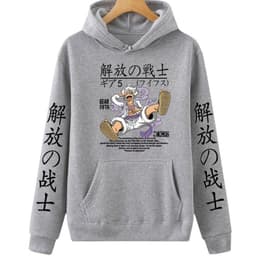 image-Cheers Anime Luffy Hoodie Sweatshirt - Yellow, 4XL, Long Sleeve, Spring/Autumn