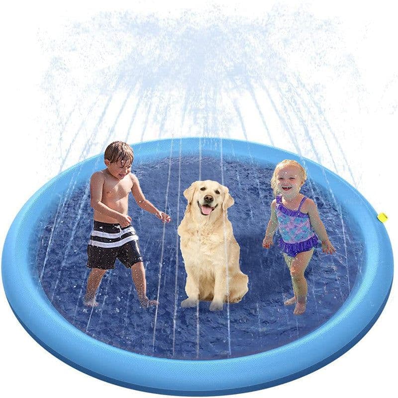 image-Spot Pet Spray Mat Folding Dog Swimming Pool