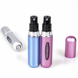 image-Zinc 5ml Perfume Bottle - Aluminum Bottom Fill Spray