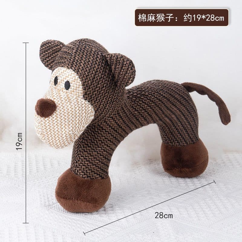 image-Crown Plush Teddy Dog Toy for Small Breeds, Bichon Frize (65 characters)