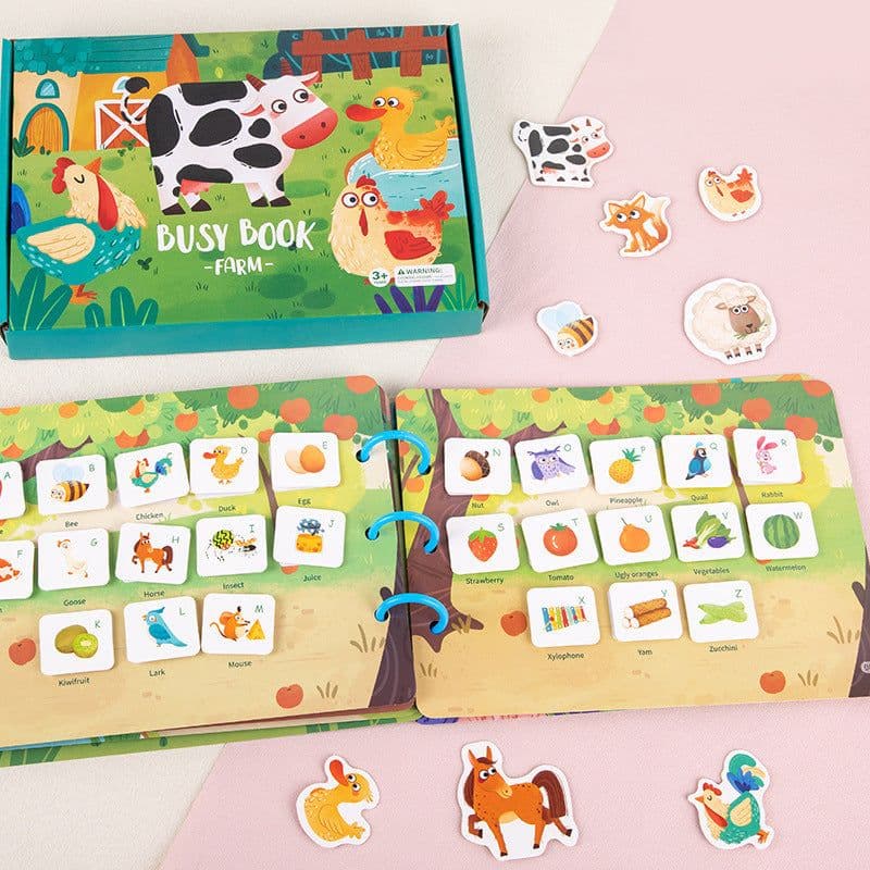 image-Children's Sticker Book - Quiet Paste Montessori