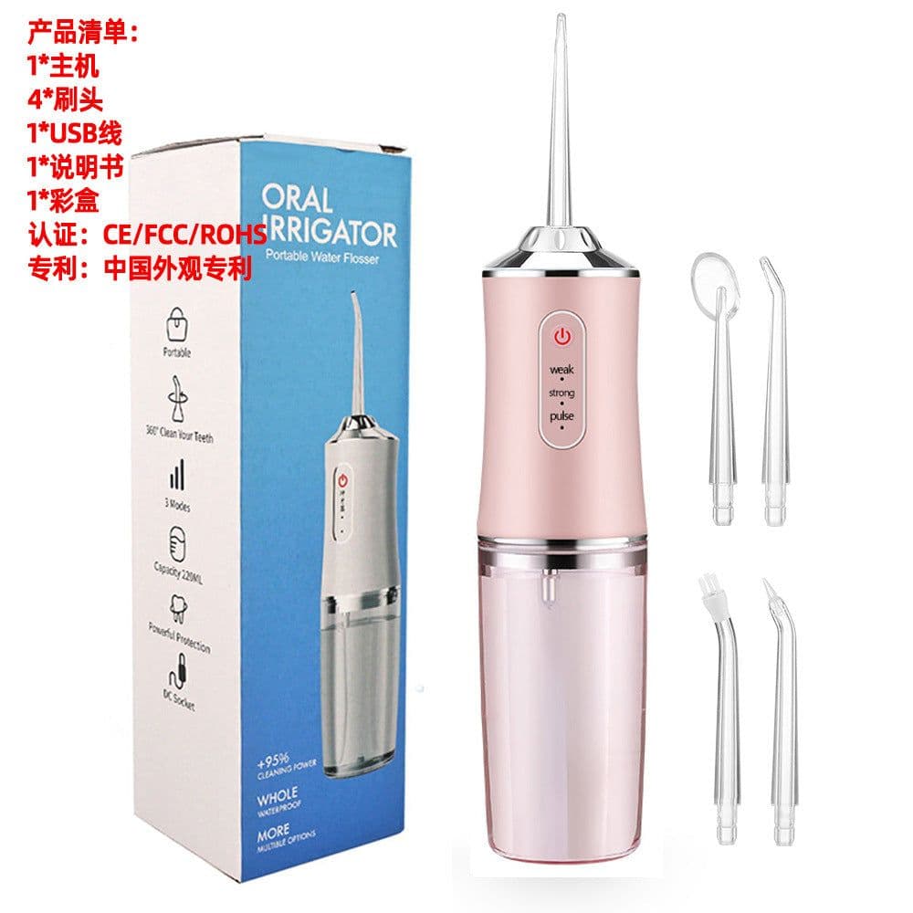 image-Electric Water Flosser - White 800mAh IPX7