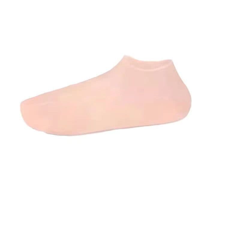 image-Qiao Le Pink Moisturizing Foot Covers - Beach Socks, Soft Callus Care