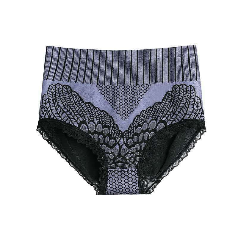 image-Seamless High-Waist Thong - Nylon Graphene Cotton Crotch